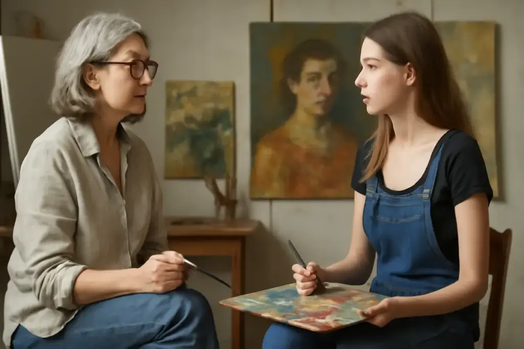 Intervista doppia a maestra e allieva: il rapporto che accelera la crescita artistica e i trucchi per non bloccarsi